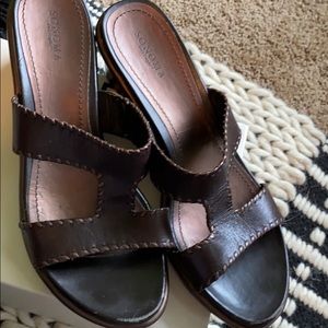 Sonoma Kendall brown wedge